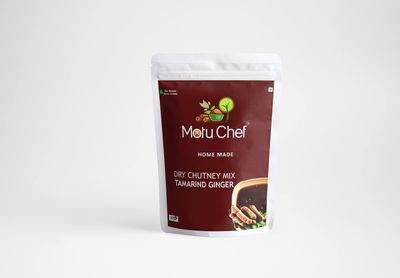 Motu Chef Tamarind Ginger Chutney Dry Mix (Imli Saunth Chutney Mix) Ready to Use 50 Grams