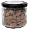 Almonds Roasted Salted with Black Pepper. Vegan, No Butter/Oil, All Natural, No Preservatives. Healthy Party Snack, Dry Roasted, Crunchy. Black Pepper Almonds. Badam Kali Mirch. Glass Jar - 200g view 2