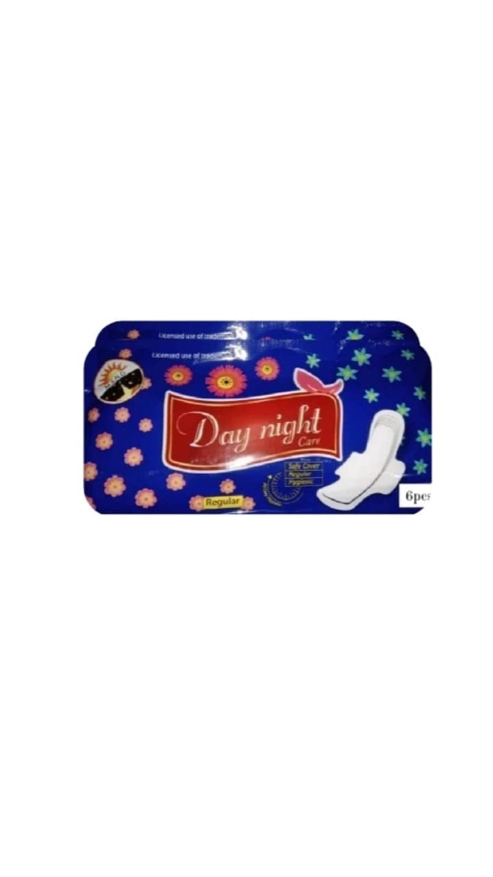 Day Night Care Sanitary Napkins Pads (240mm,6 Pads In 1 Pack) (Pack Of 2)