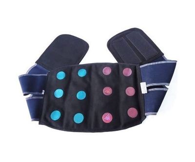 ACS Acupressure Magnetic Back and Belly Belt Multi Energy Care for Back Pain Relief (Black) (By ACi-34)
