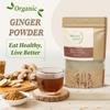 Organic Gyaan | Dry Ginger Powder | Ginger Powder | Organic Ginger Powder | Saunth Powder | Sonth Powder | Adrak Powder | Pounded Dry Ginger Powder | Certified Ginger Root Powder | Pure Adrak 100 Gm view 3