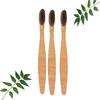 Mini Storify Truly Organic Neem Manual Toothbrush-Pack Of 3 Kids Charcoal Activated Soft Bristles, Biodegradable, Eco-Friendly, Wooden Brush view 1
