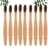 Mini Storify Truly Organic Neem Manual Toothbrush-Pack Of 9 Kids Charcoal Activated Soft Bristles, Biodegradable, Eco-Friendly, Wooden Brush view 1