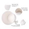 Men Shaving Bowl, Convenient To Use Durable Easy To Clean Shaving Bowl for Room for Men(white) view 3
