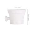 Men Shaving Bowl, Convenient To Use Durable Easy To Clean Shaving Bowl for Room for Men(white) view 4