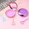 Orthdent Solid Orthodontic Retainer Case with Magnetic Closure, 1 Pcs Retainer Case + Aligner Remover Hook + Brush (Purple) view 2