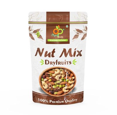 Organic Purify Fresh and Dry Fruits Nutmix 1KG | Mix Seeds and Dry Fruits for eating, [Pumpkin, Sunflower, Watermelon, Flax, Almonds,Cashews, Walnut Kernels , Dried Kiwi , Black Curant and Many more]