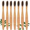 Mini Storify Truly Organic Neem Manual Toothbrush-Pack Of 7 Kids, Charcoal Activated Soft Bristles, Biodegradable, Eco-Friendly, Wooden Brush view 1