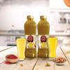Mishrambu Kesharia Badam Drynut Syrup (Pack of 2) | Kesar Badam Thandai | Dry Fruit Sharbat | Instant Refreshing Summer Drink | Use with Milk Only | 1500ml (750 ml each), Liquid view 4
