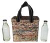Sonas Creation Paperus, Medium, Natural Lunch Bag, Tiffin Basket for Office, Handbag, Carry Bag, Travel Bag, Eco-Friendly, Handmade, of Paper Ropes, in Inches 11 Height, 12 Length & 6 Wide Base view 4