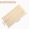 400 Pack Eye Brow Wooden Wax Sticks Mini Waxing Applicator Sticks Lip Nose Eyebrow Waxing Sticks Wood Craft Small Wax Applicator Facial Hair Wax Spatula for Home Spa Hair Removal and Smooth Skin Use view 2