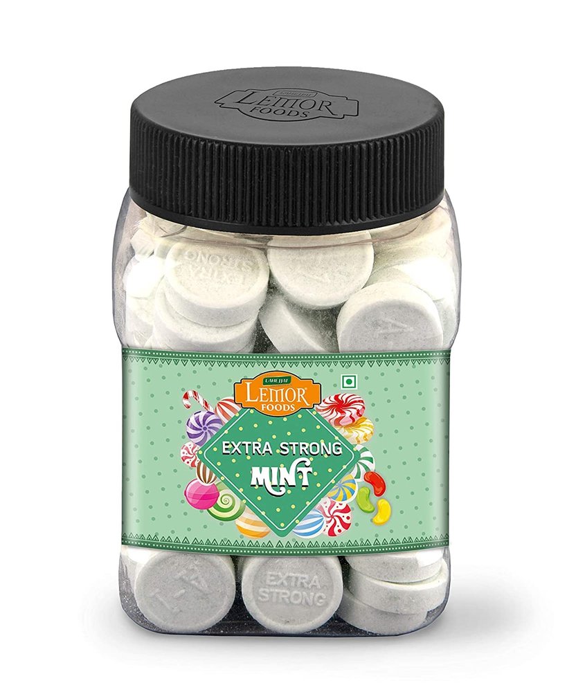 Lemor Fruit Candy Sugar Candy Flavored Khatti Mithi Goli Sugar Boiled Candy for Kids and adults (165 gms) Mint Candy For Kids And Adults (Strong Mint)
