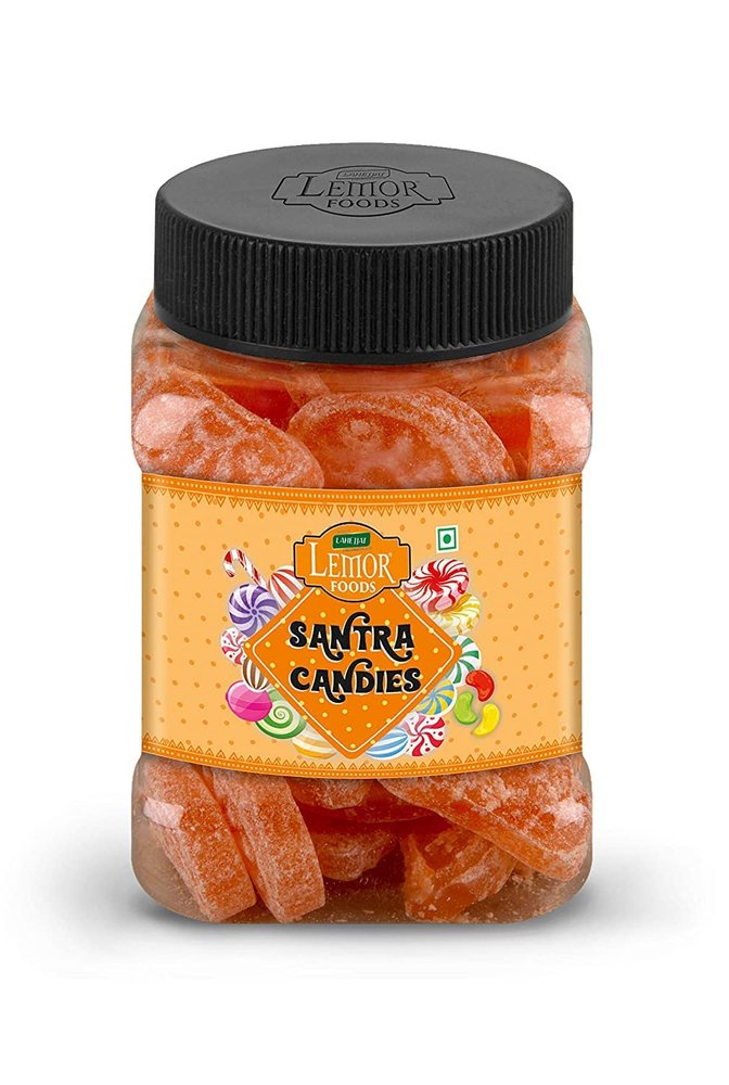 Lemor Orange Fruit Candy Sugar Candy Santra Goli Flavored Khatti Mithi Goli Sugar Boiled Candy for Kids and adults (165 gms) Mint Candy For Kids And Adults (Orange Santra)