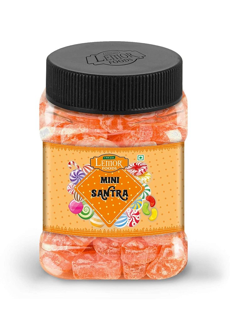 Lemor Fruit Candy Sugar Candy Flavored Khatti Mithi Goli Sugar Boiled Candy for Kids and adults (165 gms) Mint Candy For Kids And Adults (Orange Mini)