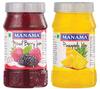 Manama Mixed Berry Jam and Pineapple Fruit Jam, 500GMS Each, Pack of 2 view 1