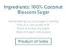 The Divine Foods | Organic Coconut Sugar | Natural Sweetener, Sugar Alternative | Unrefined | Sugar for Coffee, Tea & Recipes | Vegan | Organic | Non - GMO (500 gm) view 3