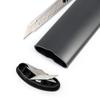 FOSHIO 2 Pack Razor Blade Disposal Container, Snap off Blades Safely Dispose of Used Blade Case Black Magnetic Storage Box view 1
