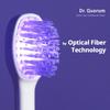 Dr. Quorum Optic Care Toothbrush Head (4 pcs), Toothbrush Head for Dr. Quorum Optic Care Electric Toothbrush, Fiber Optic Bristles view 2