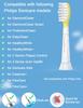 Futulkyus Replacement Heads for Philips Sonicare Kids Toothbrush - Over 7 Years Old Child Standard Soft Electric Children Brush Head for Boy Girl, HX6032/94 HX6042 HX6340 HX6034 HX6321 White 6 Pack view 2