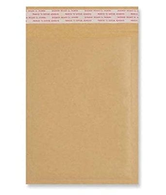 S R Packing Supply Plain Paper Coriuer Bag 15x18 Inch, Recycle Environment Eco-Friendly Biodegradable Postage Packaging Courier Envelope, Pack of 100