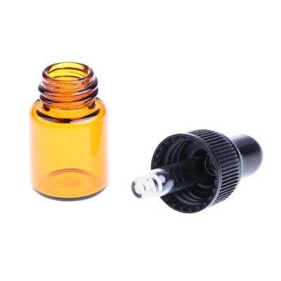EXPORA 20 Pieces Mini Refillable Glass Dropper Bottle for Essential Oils 2ML