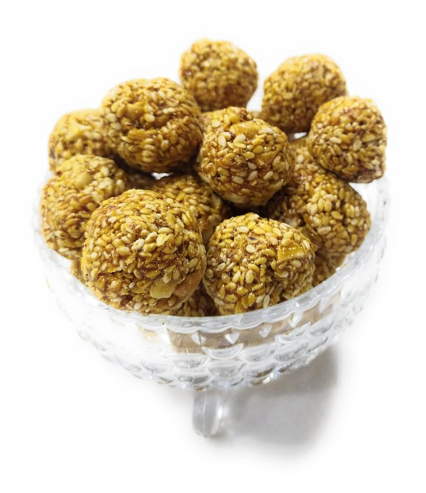 HARIBHAI DAMODAR MITHAIWALA - JAGGERY TIL LADOO - 400 grams - 2 packs of 200 grams
