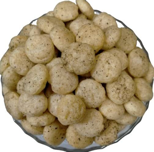 P P Foods Roasted Jowar Puff Kali Mirchi 400 gm (Pack Of 2, 200gm Each) MILLET NAMKEEN/BAKED, NOT-FRIED