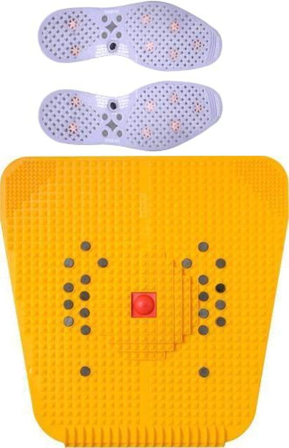 acs Acupressure Foot Mat For Stress And Pain Relief + Acupressure Shoe Sole Massager