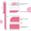 10 Pieces Eyebrow Razor for Women Facial Shaver Razor Brow Shaper Eyebrow Trimmer Dermaplaner Shaping Tool with Cover (Pink) view 2