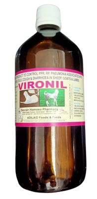 ADILAID Vironil For Fever Cold,Cough & Diarrhoea in Goat & Sheep (60ml)