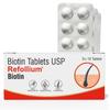 Refollium Biotin Maximum Strength For Hair Growth & Hair Fall Control (ONE TABLET DAILY AFTER FOOD) (1 month supply) view 1