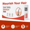 Refollium Biotin Maximum Strength For Hair Growth & Hair Fall Control (ONE TABLET DAILY AFTER FOOD) (1 month supply) view 3