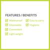 Freshwind Flushable and Disposable Paper Toilet Seat Covers to Avoid Direct Contact with Unhygienic public toilet Seats PACK OF (70) view 4