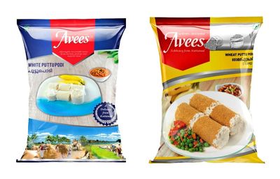 Avees Authentic Kerala Style Breakfast Combo White Rice and Wheat Puttu Podi combo pack 2 KG (1kg each)