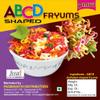 Pmw - Grade A Quality - Multi Coloured Alphabet Snacks - Multi Coloured Fryums - Raw - Vadiyalu - 500 Grams - Free 15 Gram Fryums Masala Powder view 1