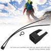 Cable Tie, Self Locking Lightweight High Toughness Wear Resistant Double Circle Tie Portable with Pull for Outdoor Sports(Black) view 2
