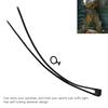 Cable Tie, Self Locking Lightweight High Toughness Wear Resistant Double Circle Tie Portable with Pull for Outdoor Sports(Black) view 4