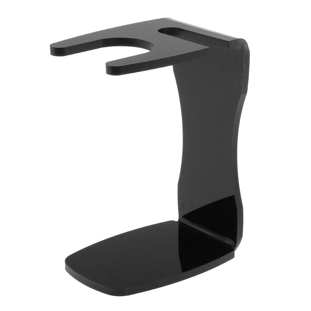 EXPORA Premium Salon Arcylic Drip Stand For Men's Shaving Brush Mug Holder Black