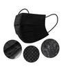 Dr.Bohrras Disposable Black Surgical Mask 3ply with Nose Pin Pack of 100 Pain Free Comfortable Super Soft Ear Elastic Loops (ISO/CE/WHO GMP Certified) for Dust Protection Travel view 3