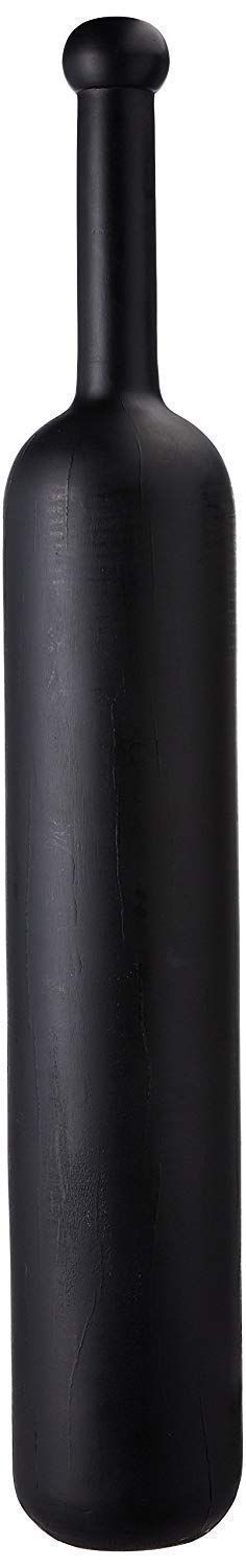 Bulmaniya Wooden Indian Clubs/Mugdar/Meel/Clubbell/Karla Kattai Weight (Black) (7)