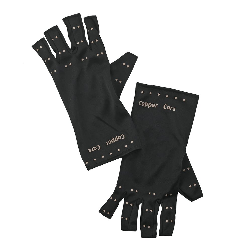 Copper Care Copper Infused Compression Gloves Large, Black, Large, XLarge, XXLarge