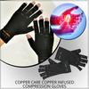 Copper Care Copper Infused Compression Gloves Large, Black, Large, XLarge, XXLarge view 4