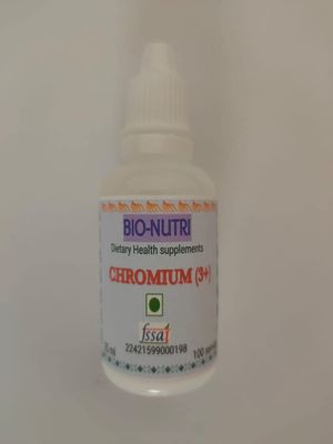 BIO-NUTRI CHROMIUM (3+) - Dietary trace mineral - 100 Servings.