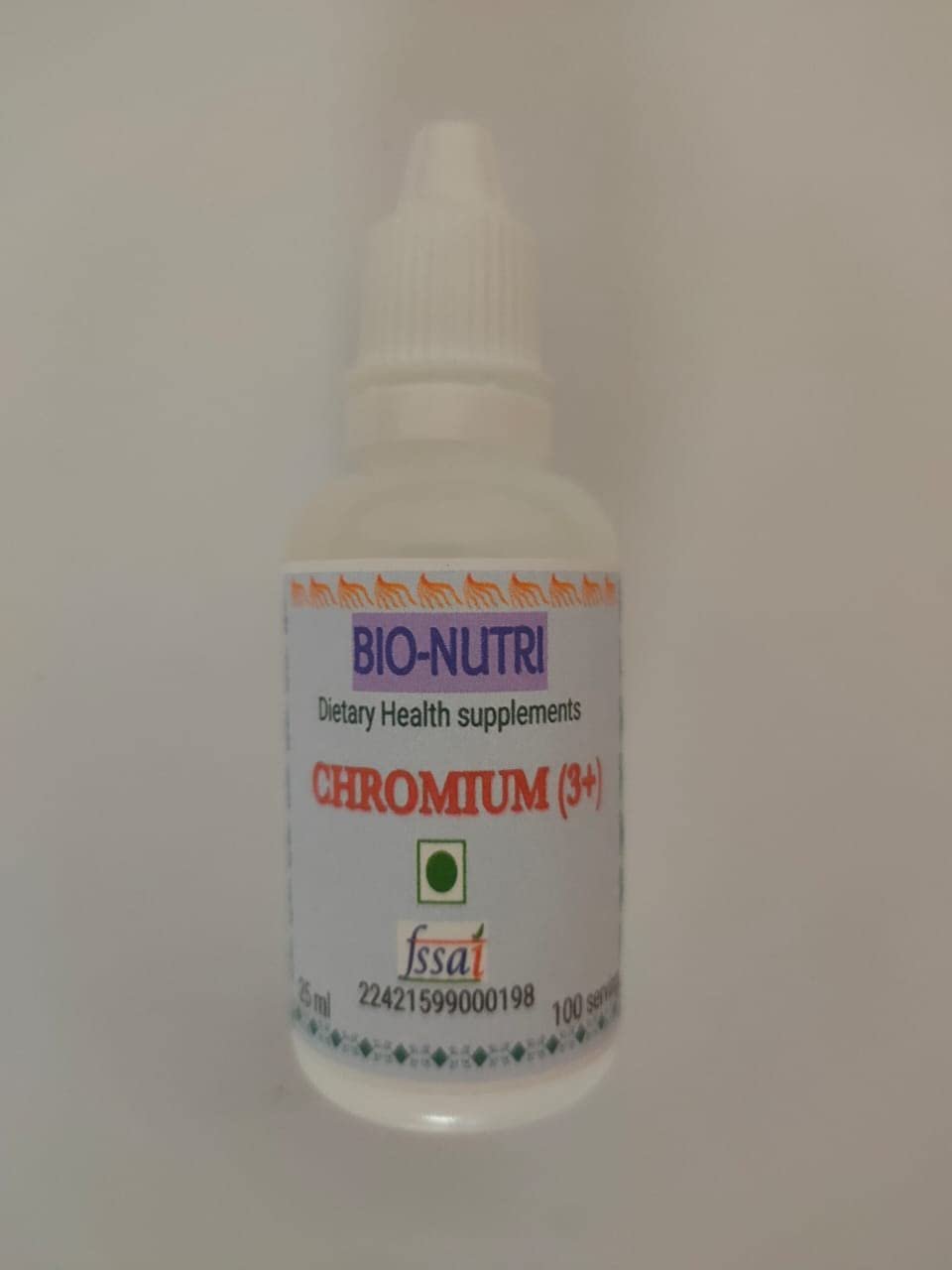 BIO-NUTRI CHROMIUM (3+) - Dietary trace mineral - 100 Servings.