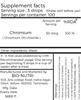 BIO-NUTRI CHROMIUM (3+) - Dietary trace mineral - 100 Servings. view 4