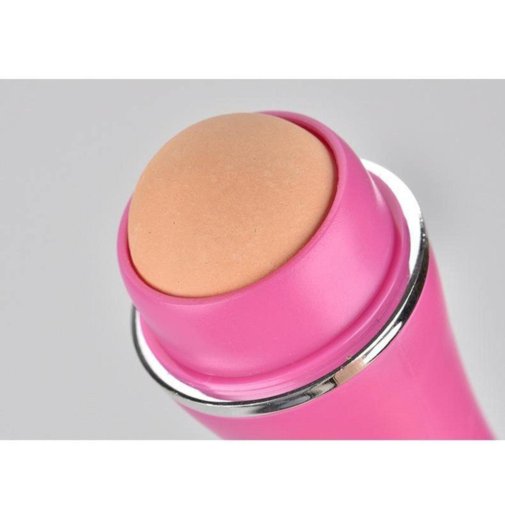 COMBR Face Oil Absorbing Volcanic Stone Roller Skincare Oil Removing for Home Red
