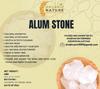Organic Nature Alum Stone (Fitkari) 400 gm |Crystal White Stone| White Phitkari Stone Crystal view 2