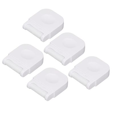 Clothes Hair Ball Remover, Sweater Hair Remover Travel Portable Small Size 5Pcs Easy to Use Practical for Woolen Coats(White)