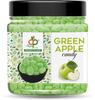 ORGANIC PURIFY Green Apple Candy Jar Pack 400 Gram Vegeterian | Flavoured Fruit Candies For Kids And Adults | No Transfat | Family Pack Jar | Khatti Meethi Goli | Sweet And Sour Candy view 1