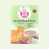 NUM NUM Organic Sprouted Ragi and Seeds  No Salt, No Sugar Finger Millet Cereals | Healthy Tasty Vegan Baby food cereal | No Milk Powder | 200g pack view 1